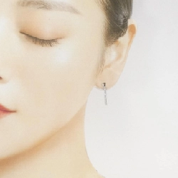 K18WG Bông tai kim cương 0.16CT - Hàng hiệu Chính hãng 863083