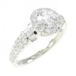 Nhẫn kim cương PT950 0.55CT D IF 3EXT - Hàng hiệu Authentic