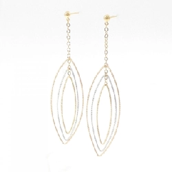 K18 Ba màu Bông tai - Hàng hiệu Chính hãng 866382