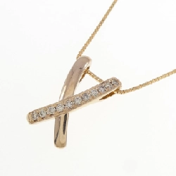 750PG/K18PG Dây chuyền kim cương 0.16CT - Hàng hiệu Chính hãng 857826