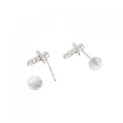 PT900 Bông tai kim cương chéo 0.18CT - Hàng hiệu Authentic 865144