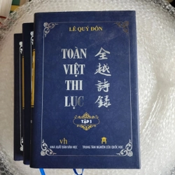 Toàn Việt thi lục | Lê Quý Đôn I trọn bộ 3 tập bìia
cứng