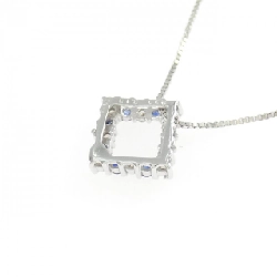 K18WG Sapphire Necklace 0.10CT - Hàng hiệu Authentic 859000
