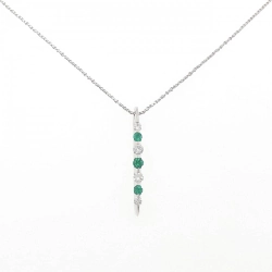 Dây chuyền ngọc lục bảo PT900/PT850 0.24CT - Hàng hiệu Authentic