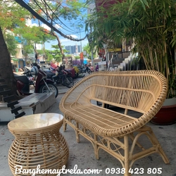 Bộ bàn ghế sen tròn mây tự nhiên 466184