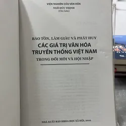 CÁC GIÁ TRỊ VĂN HOÁ TRUYỀN THỐNG VIỆT NAM - NGÔ ĐỨC THỊNH 731172