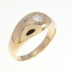 Nhẫn kim cương K18YG 0.2CT