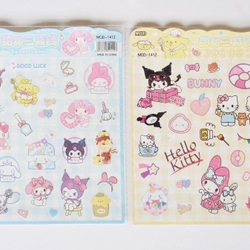 Set 02 tờ miếng dán Sticker Sweet Sanrio nhãn dán nhân vật hoạt hình Kawaii Sanrio (SS 04) 352696