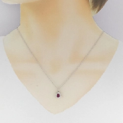 Dây chuyền ruby PT900/PT850 0.60CT - Hàng hiệu Authentic 861972