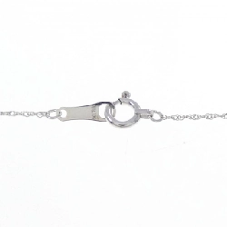 K18WG Hoa Hồng Ruby Dây Chuyền 0.25CT - Hàng hiệu Chính hãng 857324