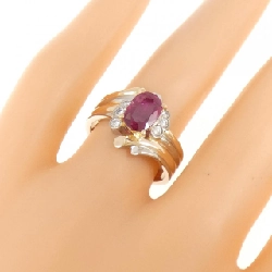 Nhẫn Ruby K18PG/K18WG 0.84CT - Hàng hiệu Chính hãng 853446