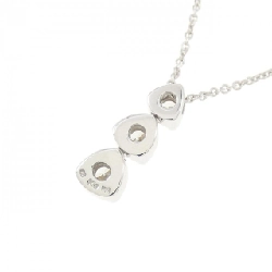 K18WG Dây chuyền kim cương ba viên - Hàng hiệu Authentic 862027