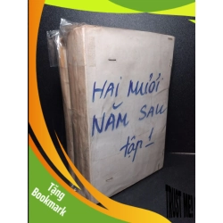 (TẶNG BOOKMARK) Bộ 2 cuốn hai mươi năm sau (tập 1+2) mới 80% bẩn bìa, ố vàng RBK2603 VĂN HỌC