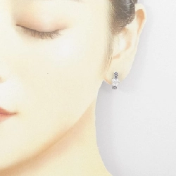 Bông tai/khuyên tai kim cương hoa K18WG 1.08CT 665594