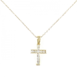 Dây chuyền kim cương 750YG/K18YG - Hàng hiệu Authentic