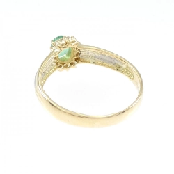 Nhẫn Emerald K18YG/PT900 0.28CT - Hàng hiệu Chính hãng 853342