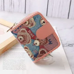 Ví Nữ Cầm Tay Mini Nhiều Ngăn Đựng Thẻ TTWN BEAR 575139