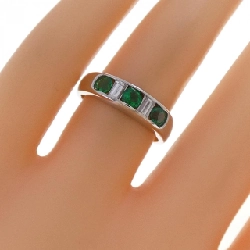 Nhẫn Emerald PT900 0.50CT - Hàng hiệu Chính hãng 852051