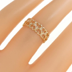 Nhẫn hình trái tim K18YG 671504