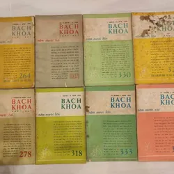 Tạp chí Bách Khoa 15 quyển - Hiếm, giá trị còn sót lại