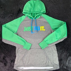 Áo nike hoodie xanh lá 4656