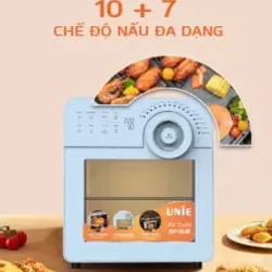 ⚡ UNIE SKY BLUE 14.5L – Công nghệ đối lưu mạnh mẽ, chiên vàng giòn nhanh hơn! 718761