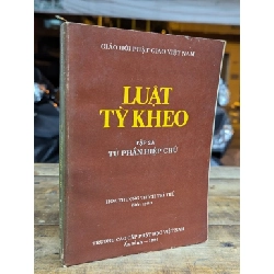 LUẬT TỲ KHEO - HOÀ THƯỢNG THÍCH TRÍ THỦ BIÊN SOẠN