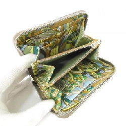 Ví Hermès FANTAISIE BOTANIQUE Silk In Compact 080204CK - Hàng hiệu Authentic 806144