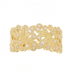 Nhẫn kim cương K18YG 0.27CT 668870