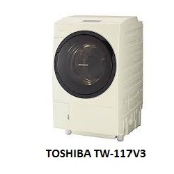 (Used 90%) Máy giặt sấy block Toshiba TW 117V3 giặt 11 kg sấy 7 kg