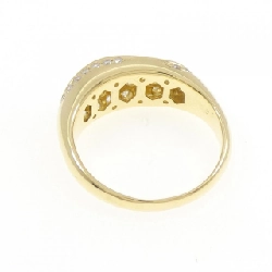 Nhẫn kim cương Pavé K18YG 0.80CT 673355