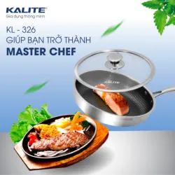 Chảo KALITE KL-326 inox 3 lớp triply – dẫn và giữ nhiệt tốt 721034