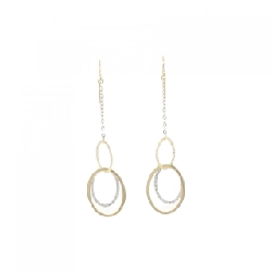 K18YG/K18WG Bông tai - Hàng hiệu Authentic