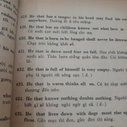 1000 câu tục ngữ Anh Việt thông dụng. T giả Lê Đình Bích. ĐH Cần Thơ 1986 732653
