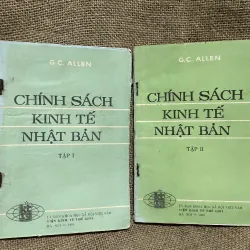 Chính sách kinh tế Nhật bản- hơn 300 trang 2 tập -G. C. Allen