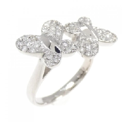 Nhẫn kim cương bướm K18WG 0.35CT