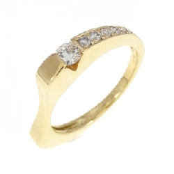 Nhẫn kim cương K18YG 0.10CT