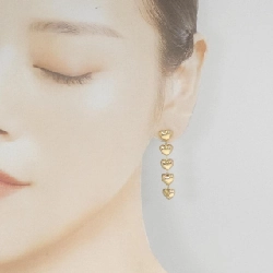 K18YG Bông tai hình trái tim - Hàng hiệu Chính hãng 867983