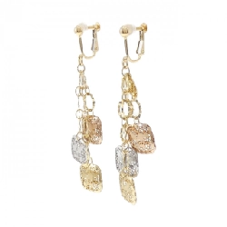 750 Ba màu/K18YG Bông tai - Hàng hiệu Chính hãng 878157