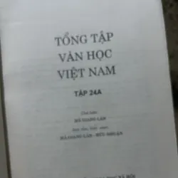Văn học Việt Nam 24A - phê bình văn học việt nam  1001653