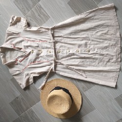 Linen dress công sở  15051