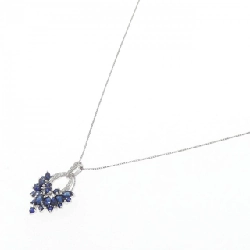 K18WG Sapphire Necklace 1.20CT - Hàng hiệu Authentic 860513