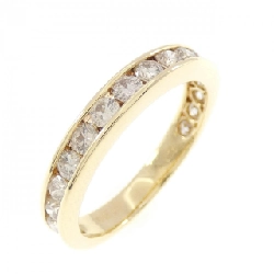 Nhẫn kim cương bán vĩnh cửu K18YG 1.00CT