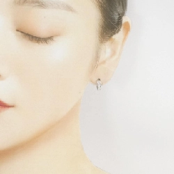 K18WG Bông tai kim cương 0.10CT - Hàng hiệu Chính hãng 866454