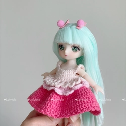 Búp bê BJD mặc váy len handmade (Hàng order trước) 276737