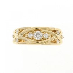 Nhẫn kim cương K18YG 0.28CT - Hàng hiệu Authentic 855820