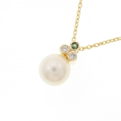 K18YG Vòng cổ ngọc trai Akoya 7.3mm - Hàng hiệu Chính hãng 857689