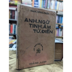 ANH NGỮ TINH ÂM TỰ ĐIỂN - PHẠM CÔNG THIỆN