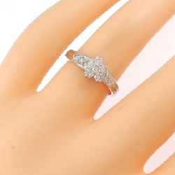 Nhẫn kim cương hoa PT900 0.50CT - Hàng hiệu Authentic 850747