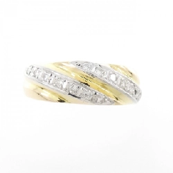 Nhẫn kim cương K18YG/PT850 0.17CT 673288